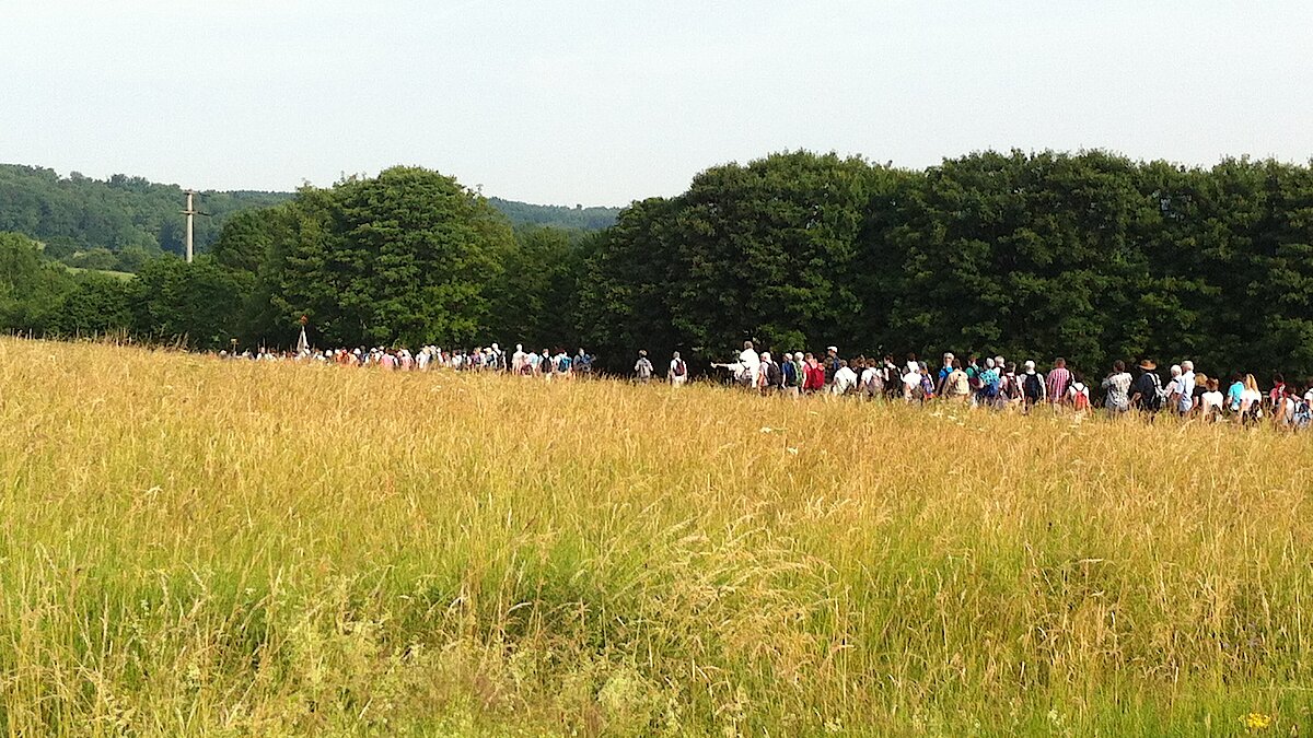 IMG 6135 Sorgen und Probleme „im Rucksack“ mitbringen und der Schmerzhaften Muttergottes anvertrauen